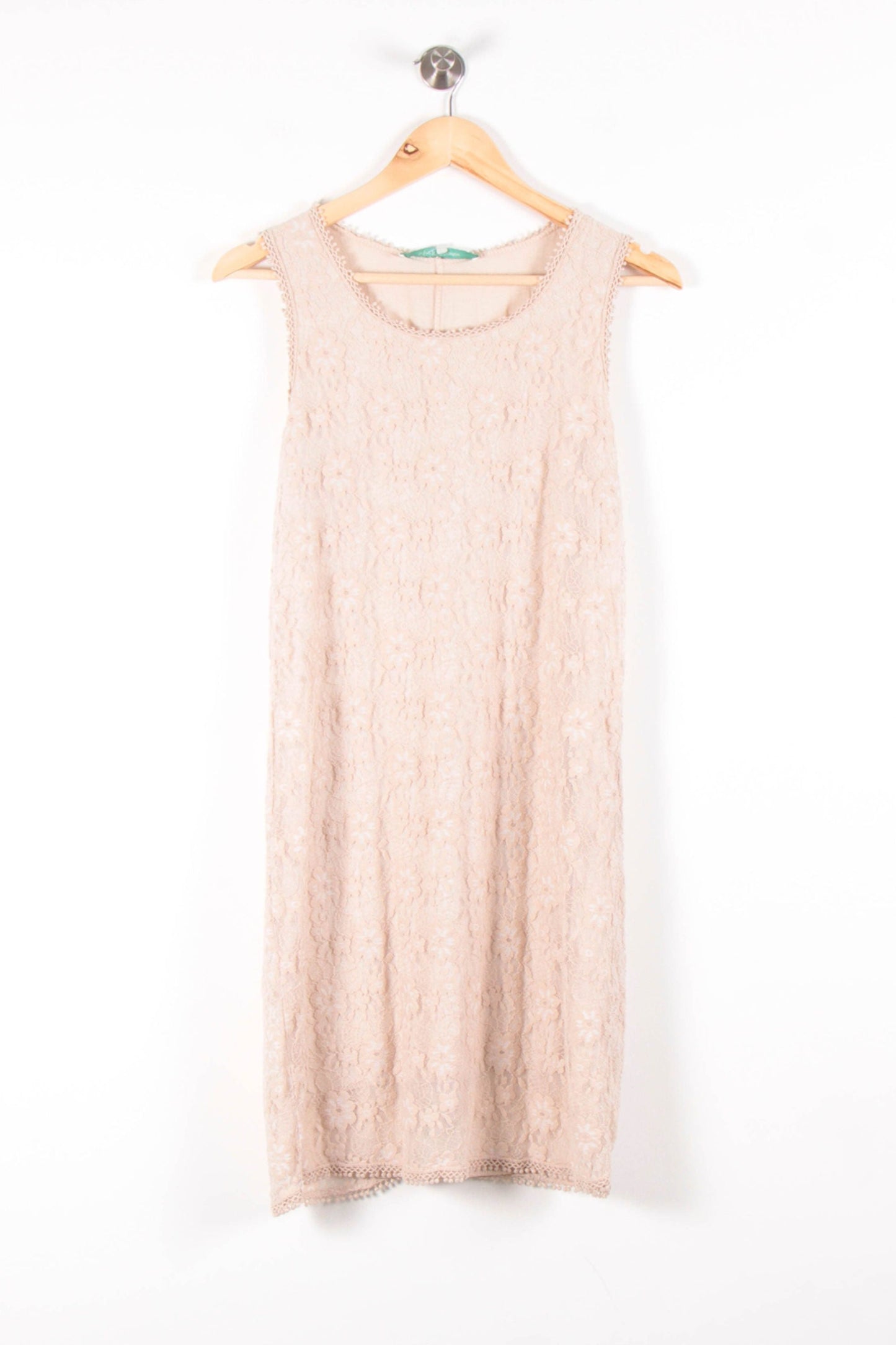 Robe en Dentelle Beige - Taille S/36