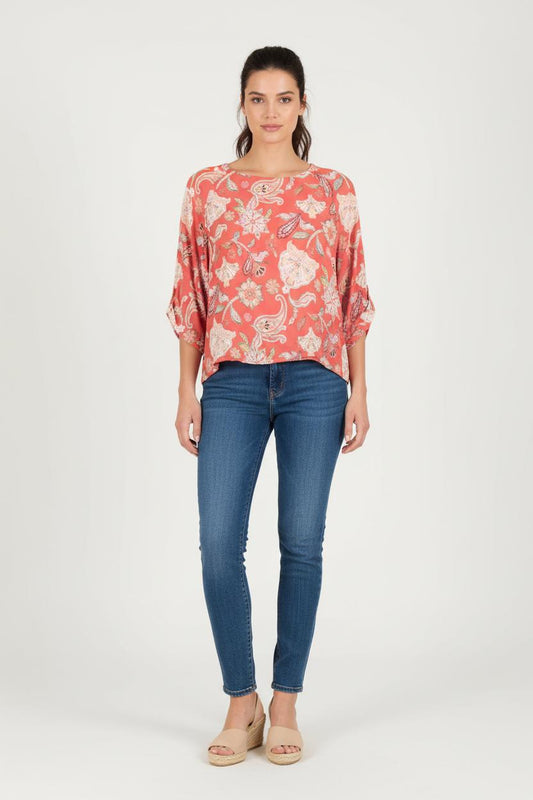 Blouse multicolore - Taille M/38