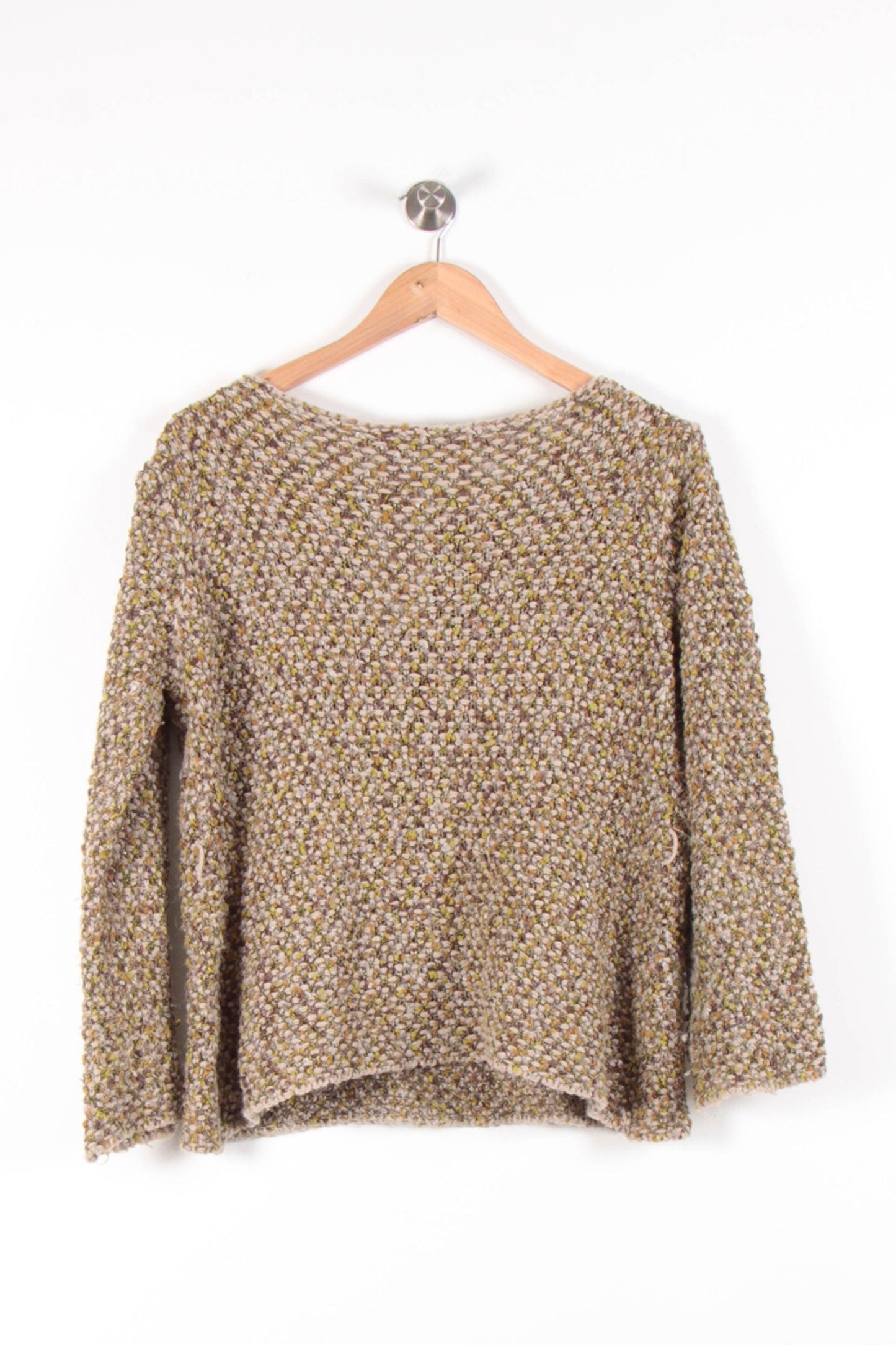 Pull Vert et Beige - Taille L/40