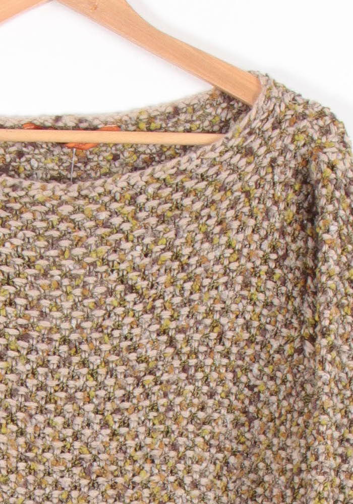 Pull Vert et Beige - Taille L/40