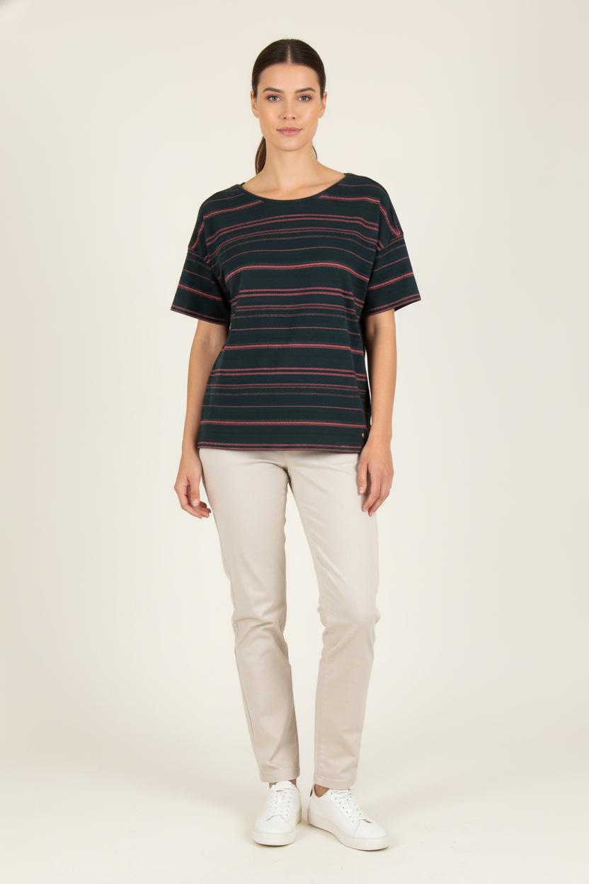 Tee-shirt Noir et Rouge - Taille S/36