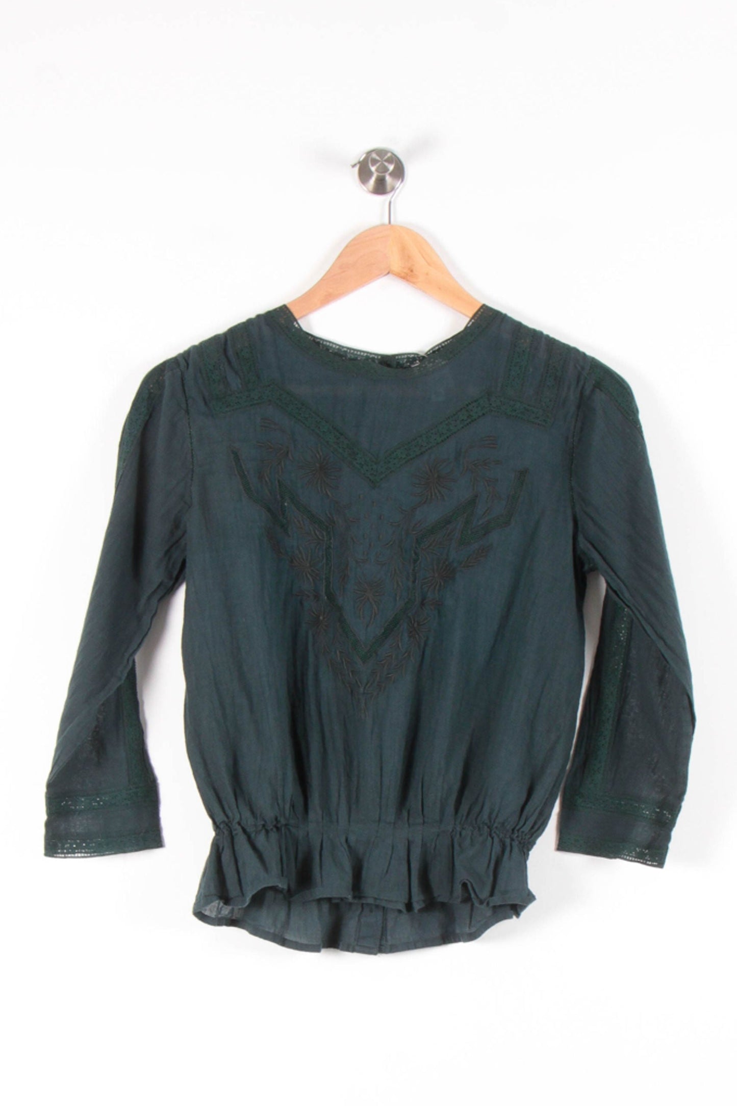 Blouse Verte - Taille S/36