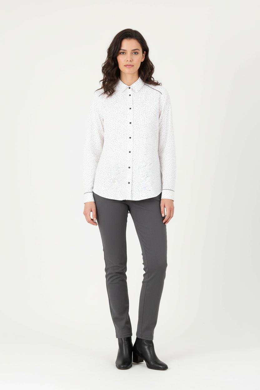 Chemise Blanche et Noire - Taille M/38