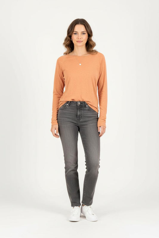 Tee-shirt manches longues Orange - Taille S/36