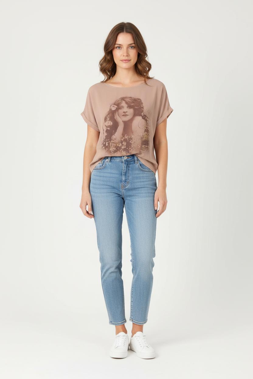 Tee-shirt Beige - Taille S/36