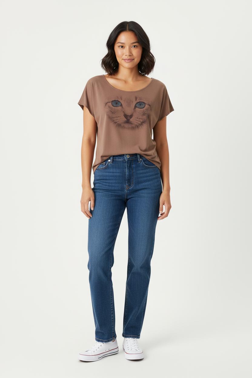 Tee-shirt Marron - Taille M/38