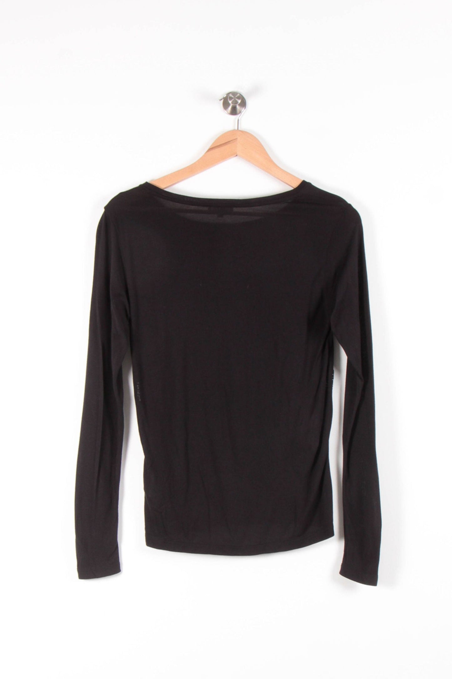 Tee-shirt Manches Longues Noir - Taille S/36