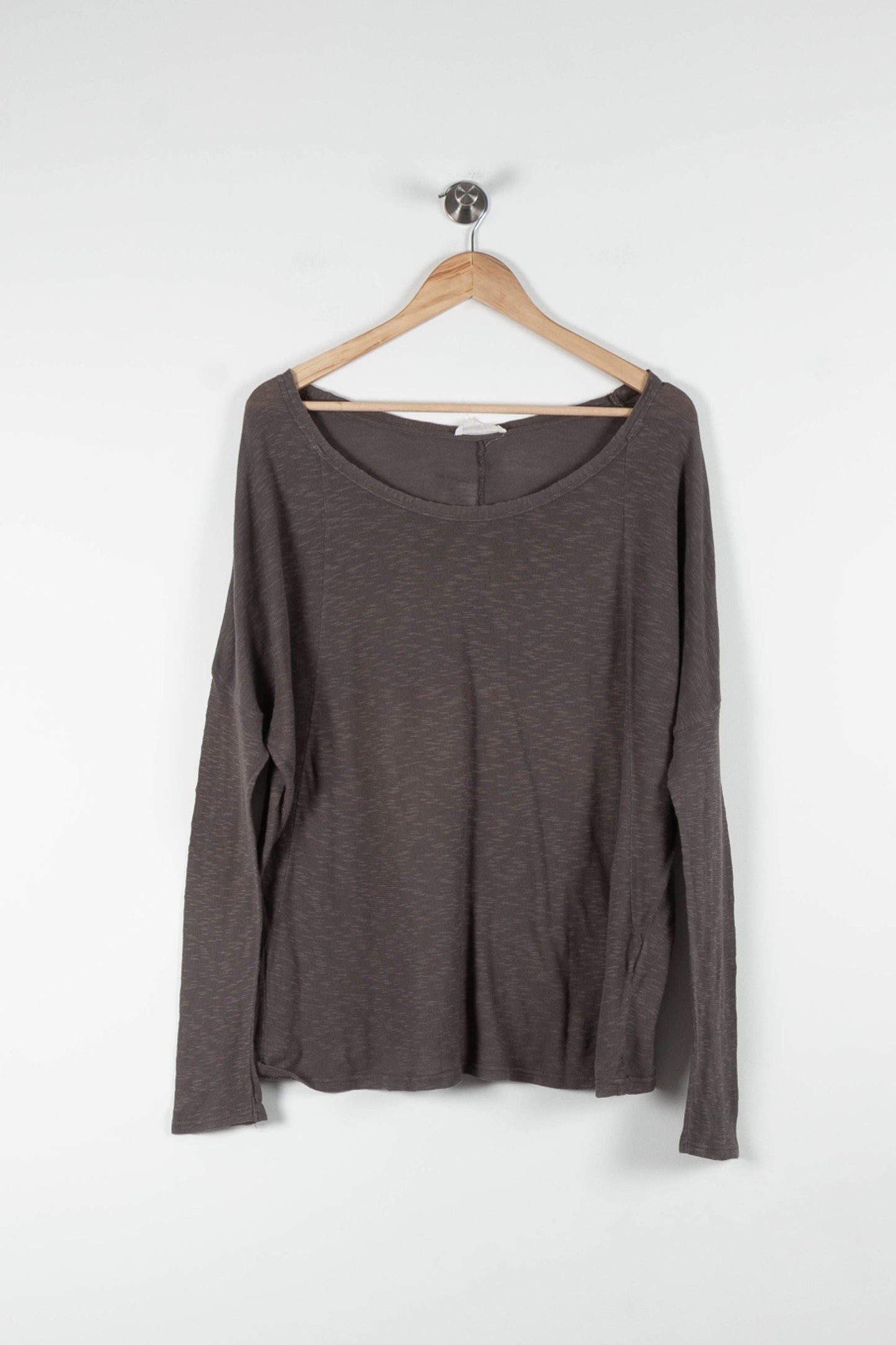 Tee-shirt Manches Longues Gris - Taille S/36