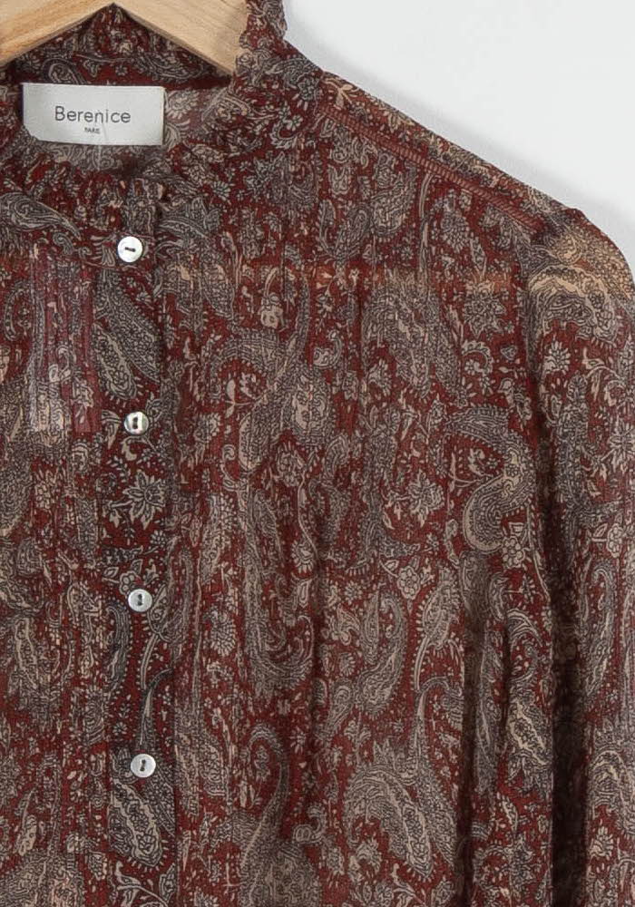 Blouse Bordeaux - Taille M/38