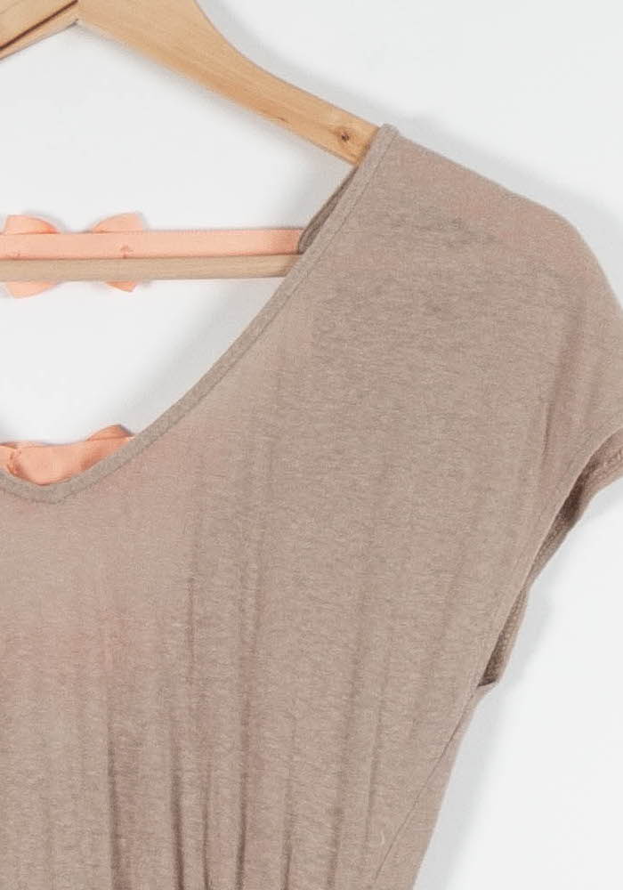 Robe Midi Beige - Taille S/36