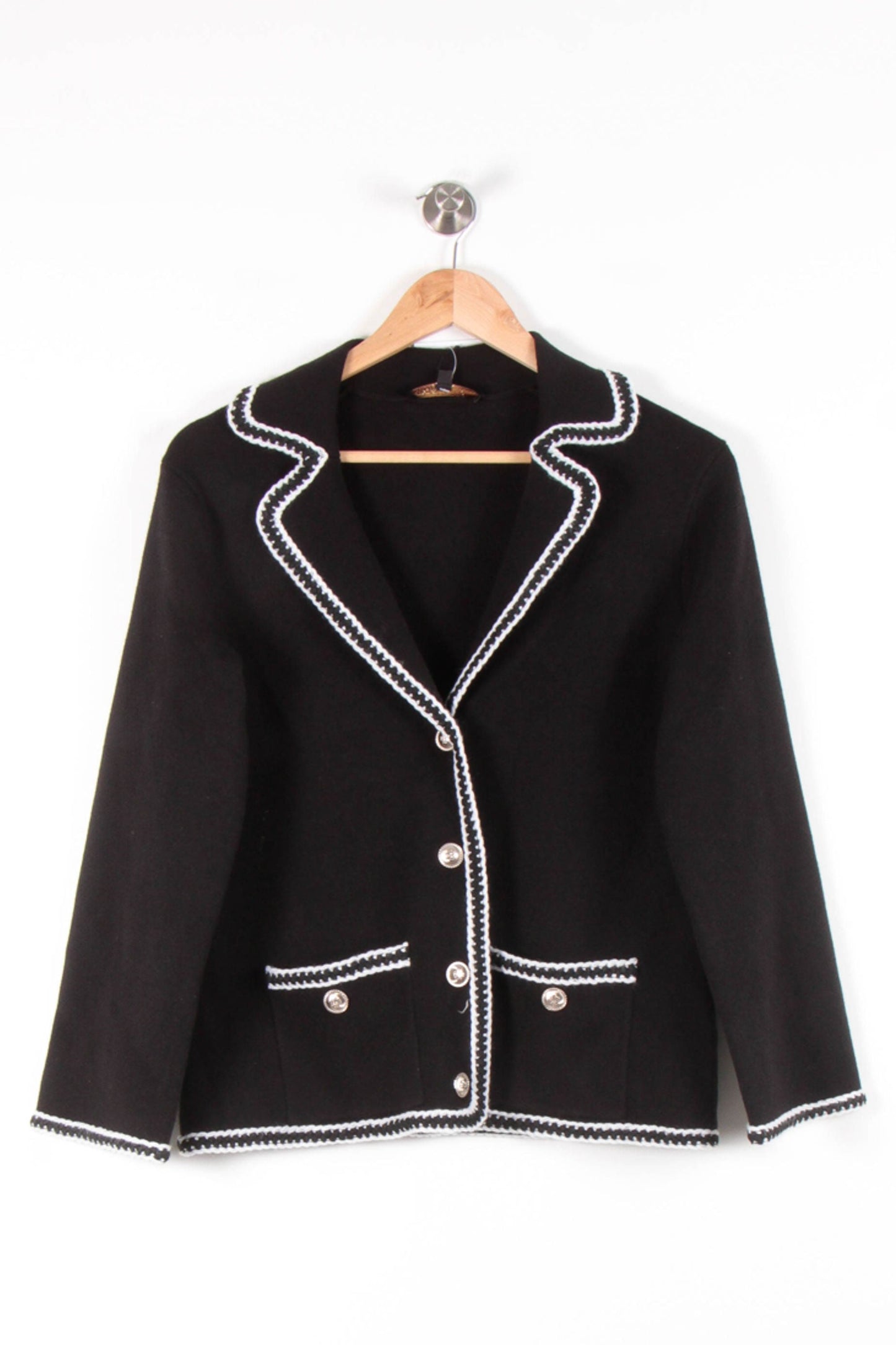 Veste Tailleur Noir et Blanc - Taille L/40