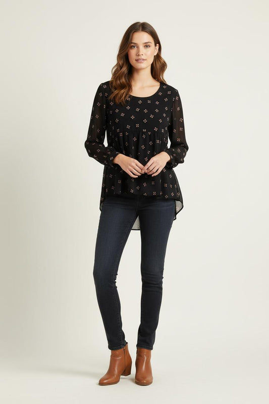 Chemisier noir - Taille M/38