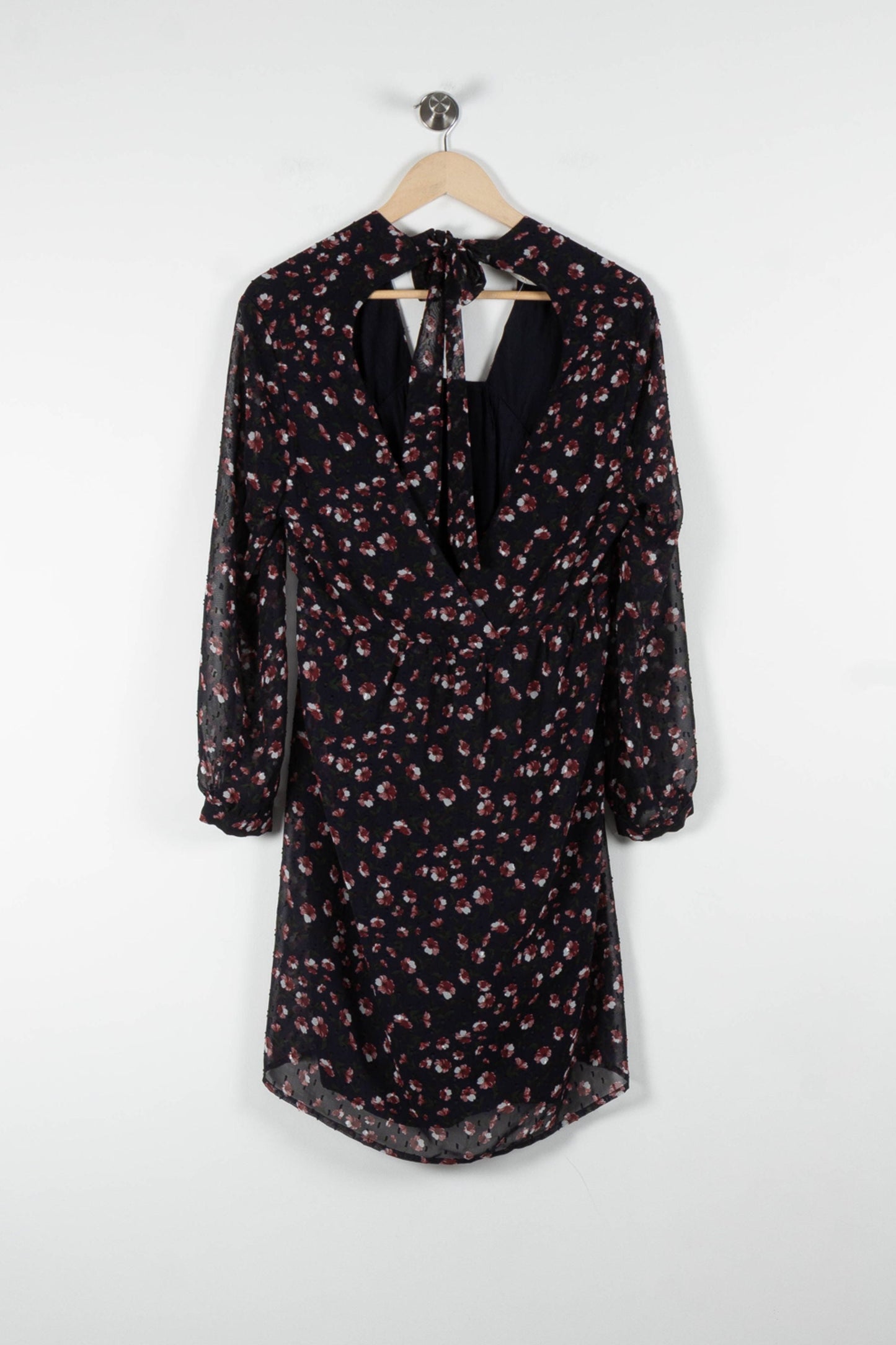 Robe Midi Noire et Rouge - Taille M/38