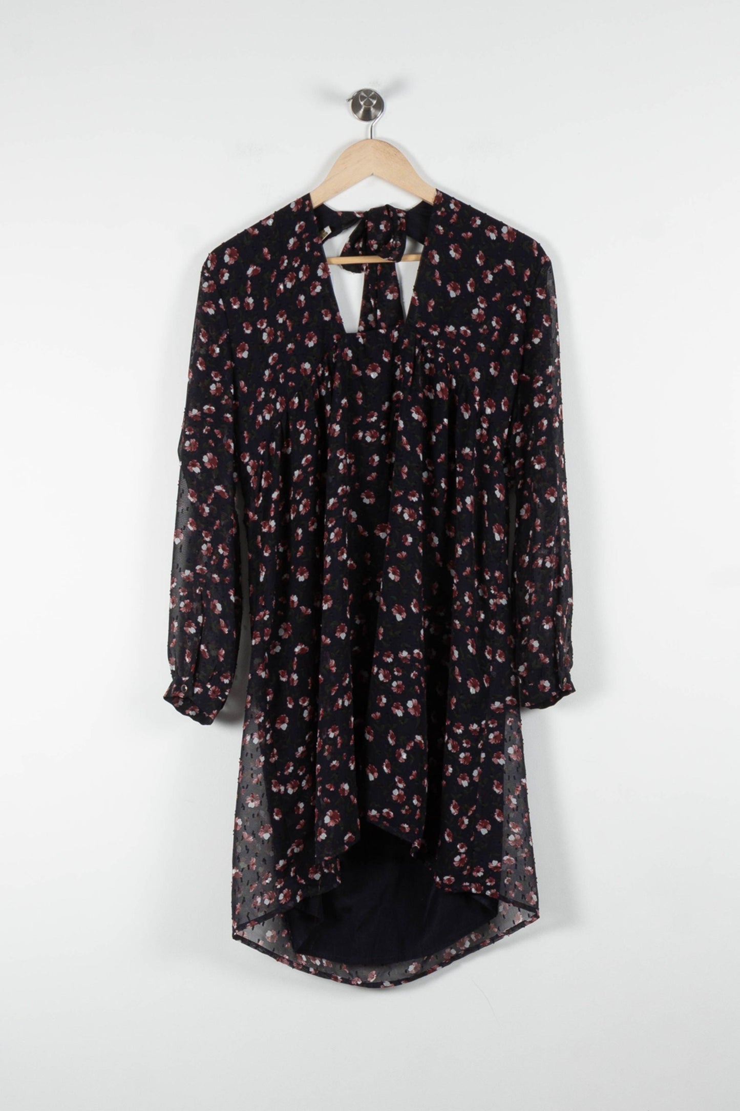 Robe Midi Noire et Rouge - Taille M/38