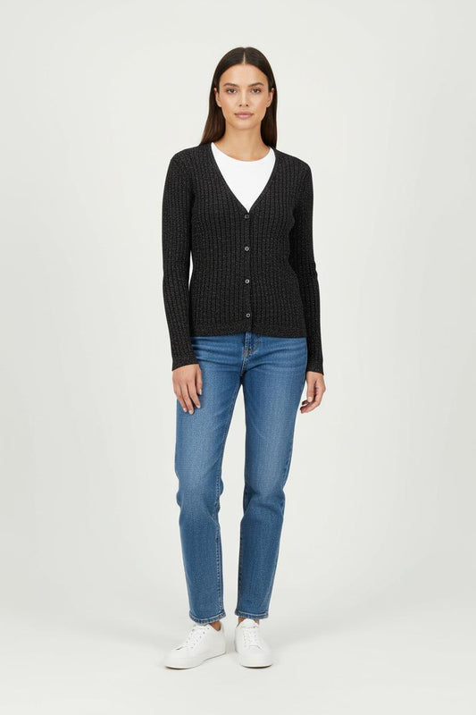 Cardigan Noir - Taille S/36