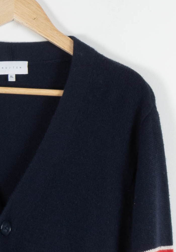 Cardigan Bleu et Rouge - Taille XL/42