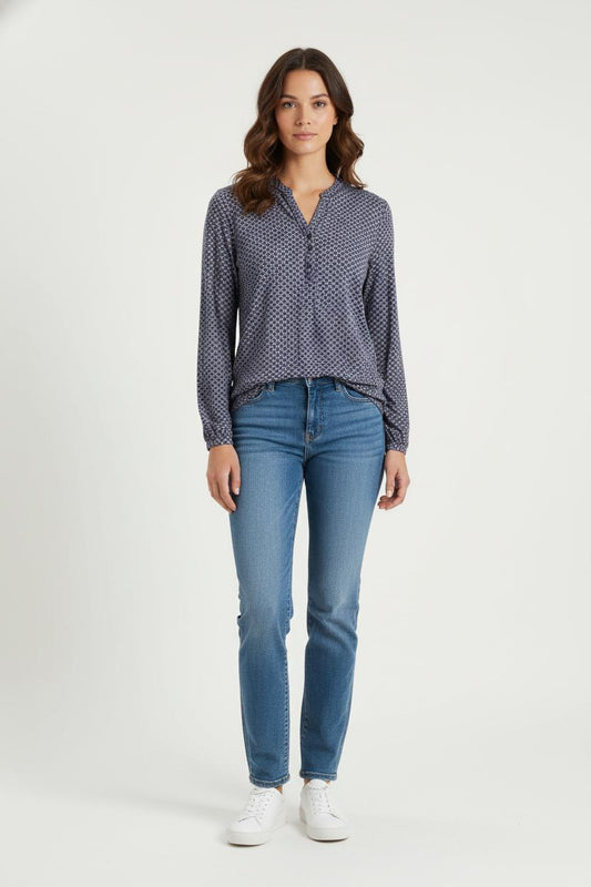 Blouse Bleue - Taille S/36