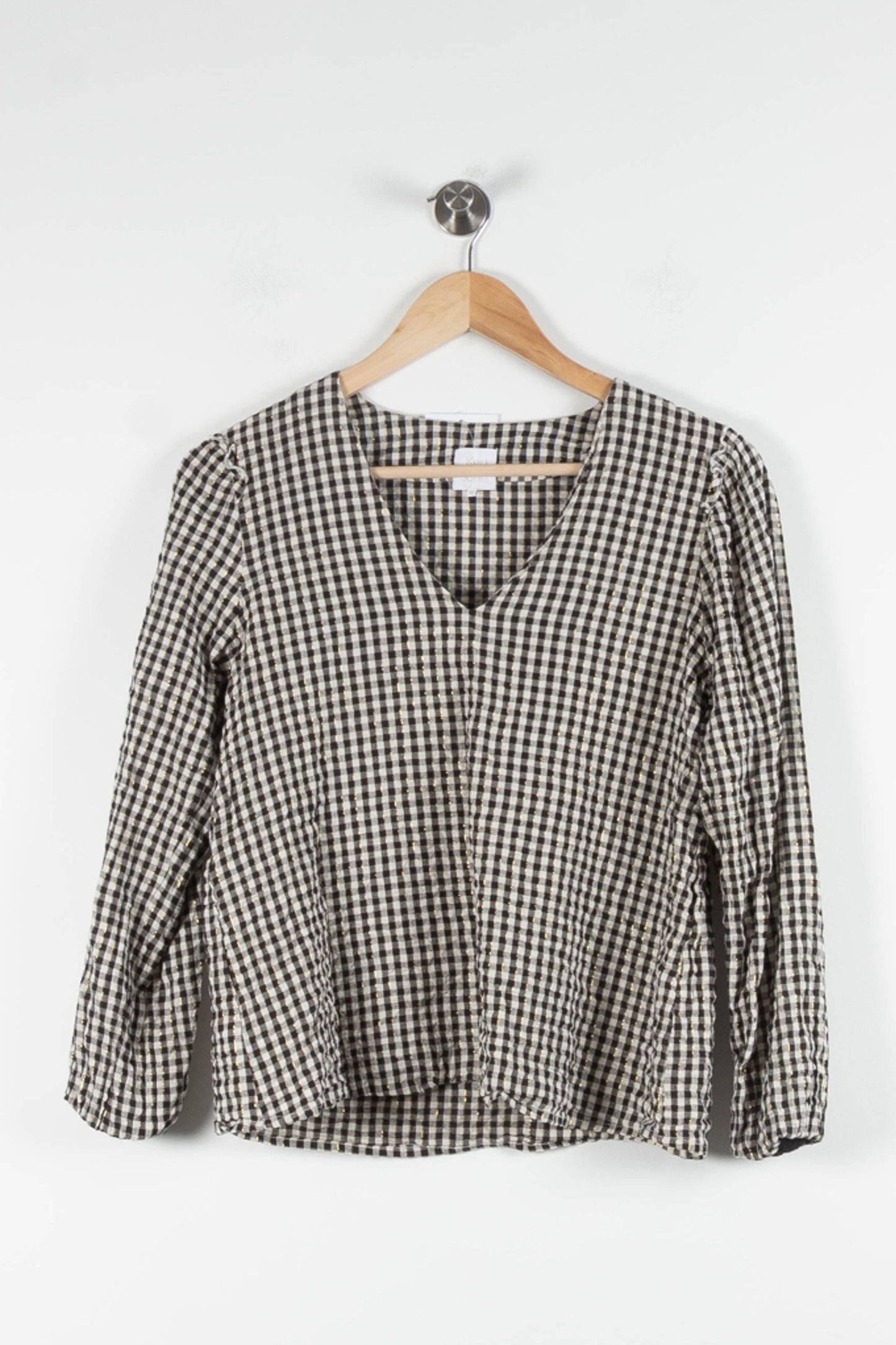 Blouse Noire et Blanche - Taille XS/34