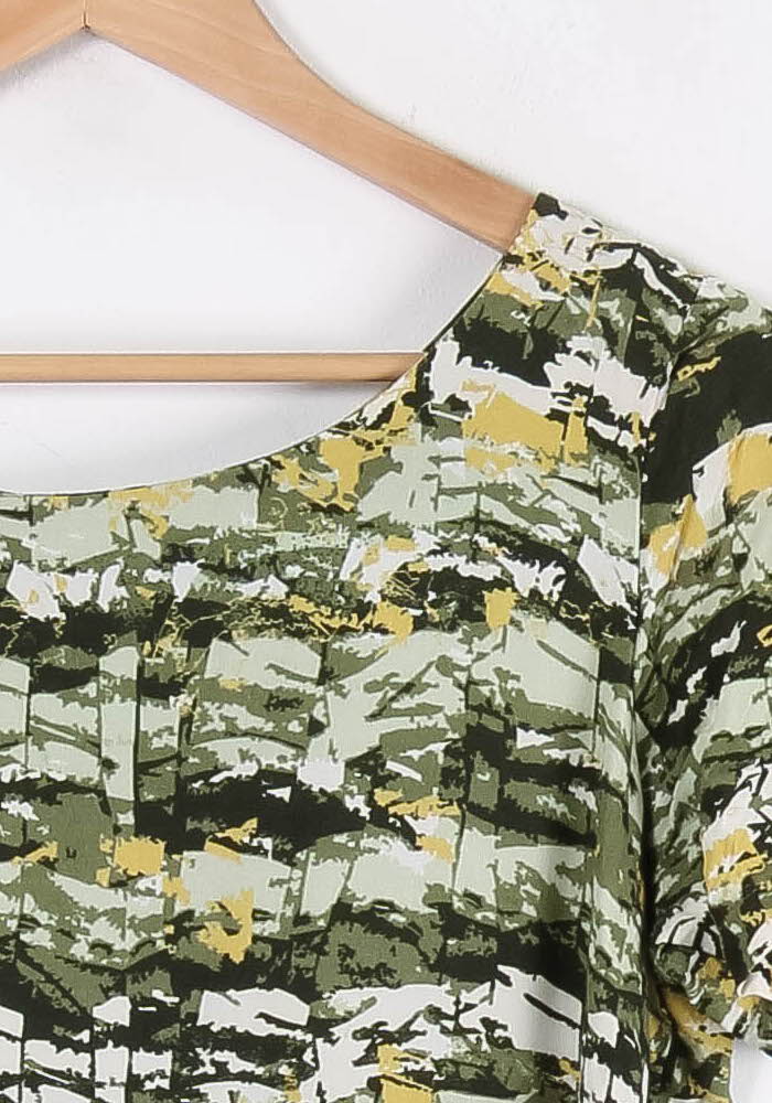 Tee-shirt Vert et Jaune - Taille S/36