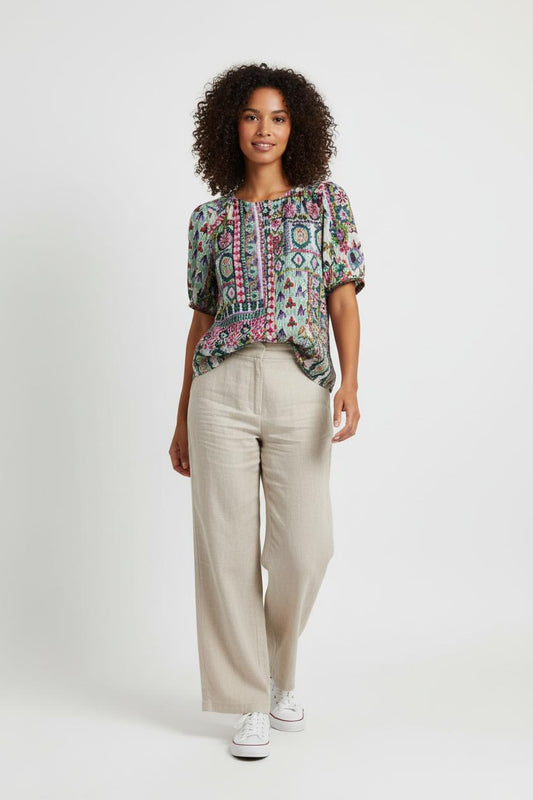 Blouse multicolore - Taille M/38