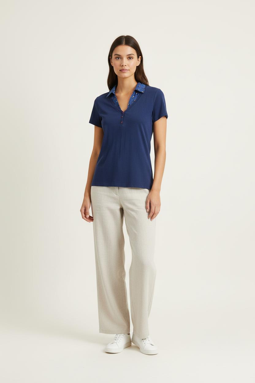 Polo Bleu - Taille S/36