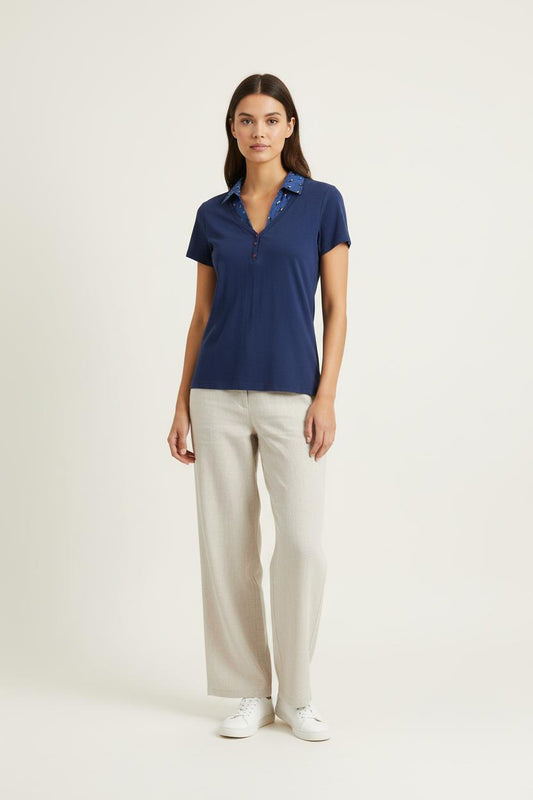 Polo Bleu - Taille S/36