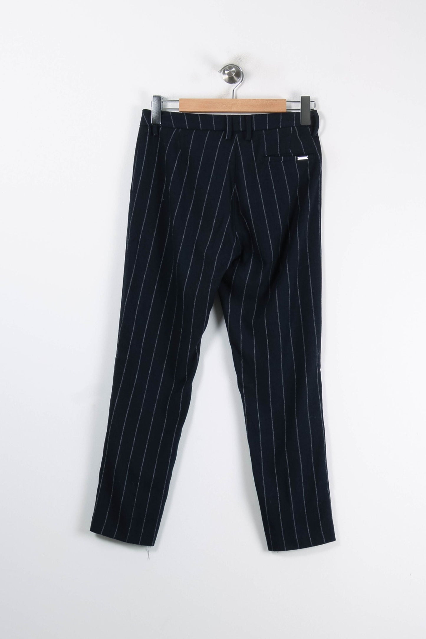 Pantalon Bleu à Rayures Blanches - Taille S/36