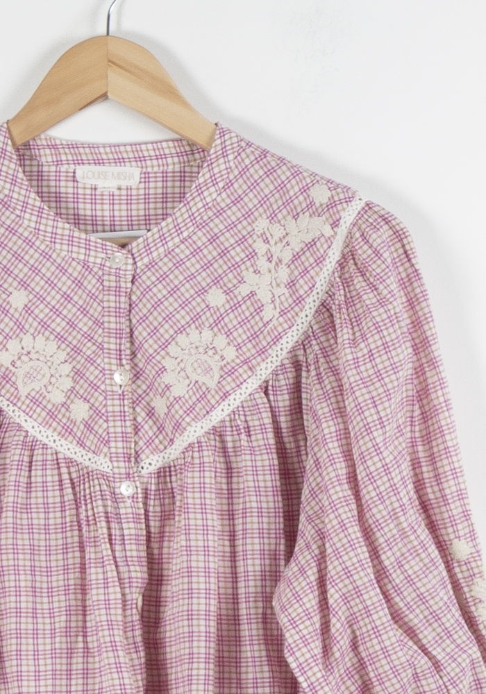 Blouse Rose et Blanche - Taille XS/34