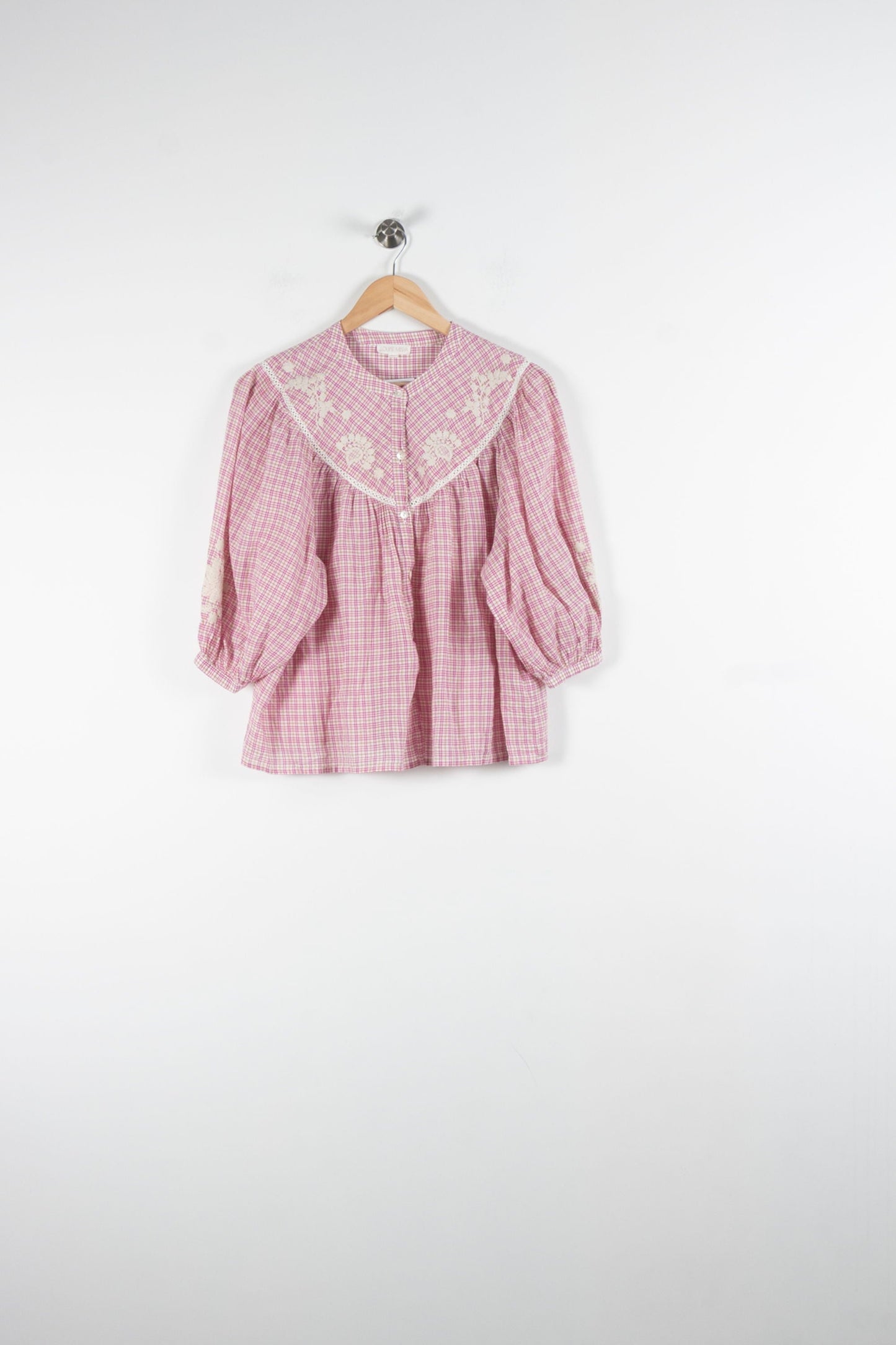 Blouse Rose et Blanche - Taille XS/34