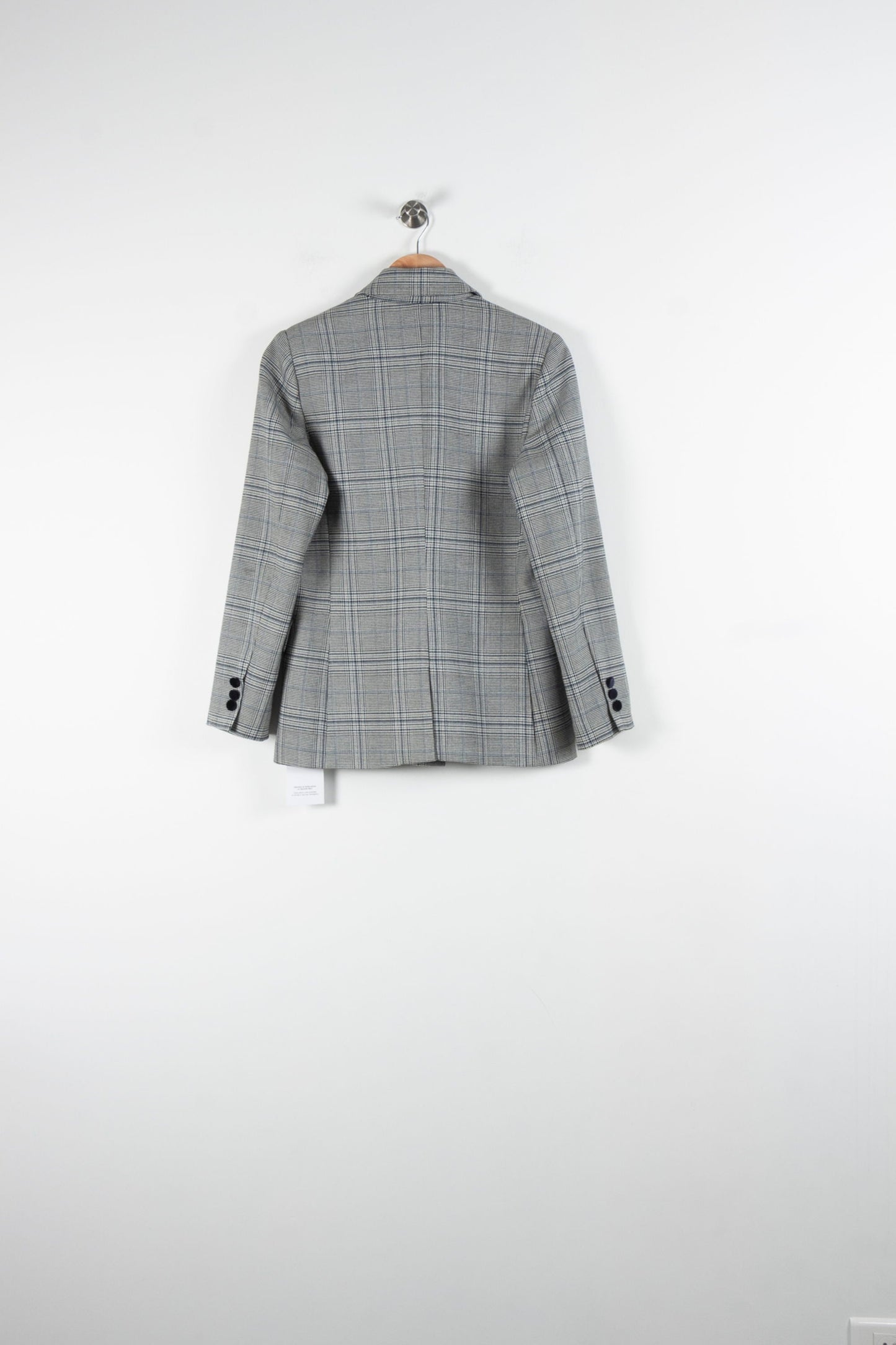 Blazer Gris à Carreaux - Taille XS/34