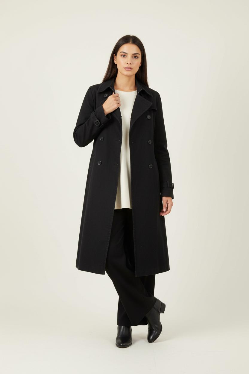 Trench Noir - Taille S/36