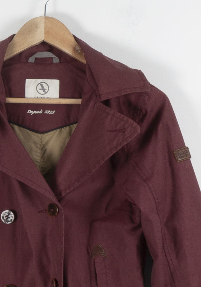 Trench Bordeaux - Taille M/38