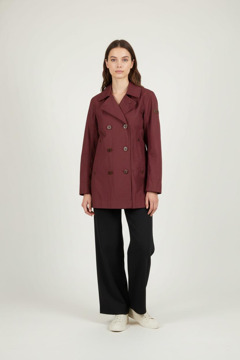 Trench Bordeaux - Taille M/38