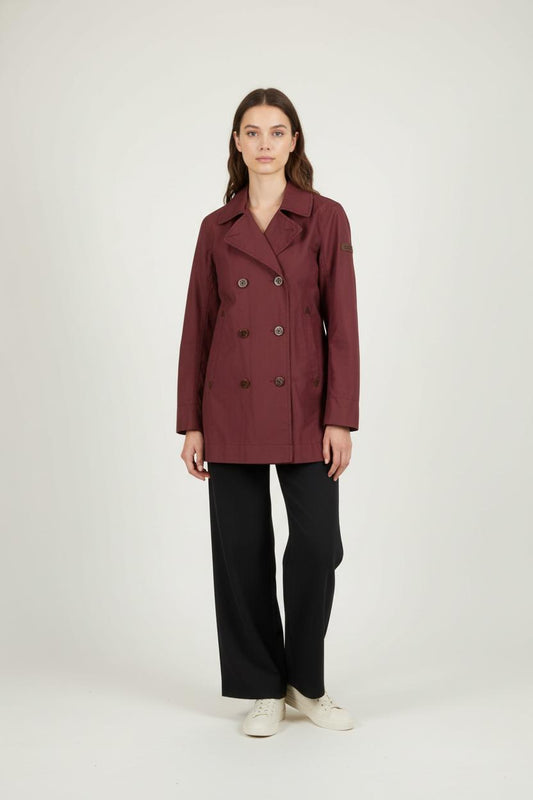 Trench Bordeaux - Taille M/38