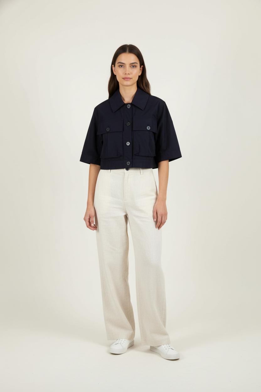 Veste Courte Bleue - Taille M/38