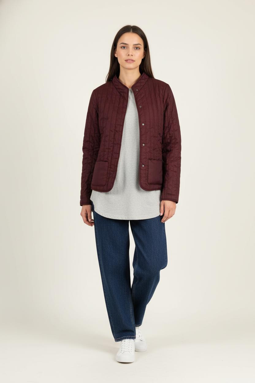 Veste Matelassée Bordeaux - Taille XS/34