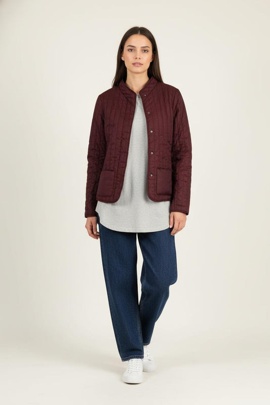 Veste Matelassée Bordeaux - Taille XS/34