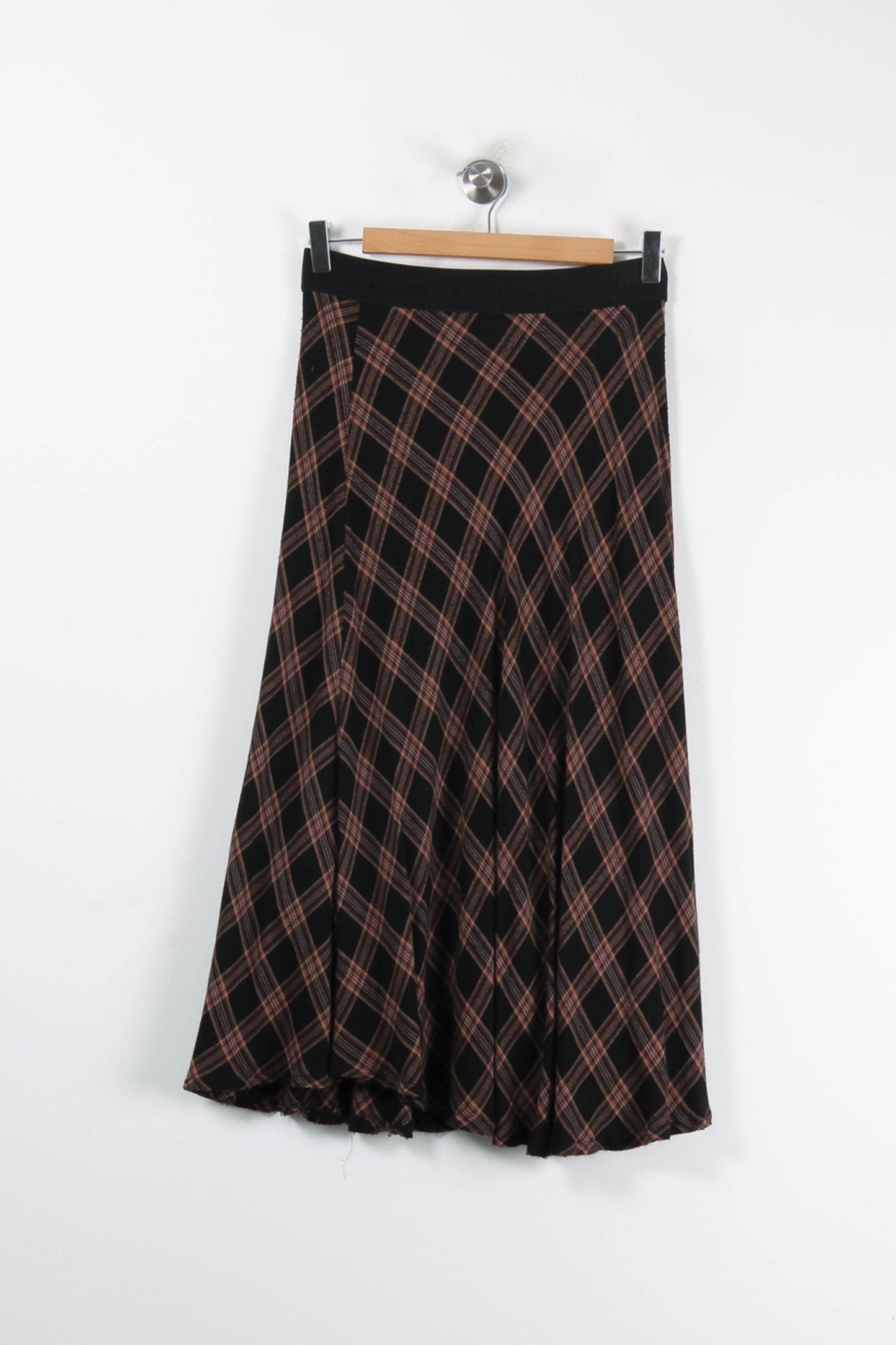 Jupe Longue Noire et Marron - Taille M/38