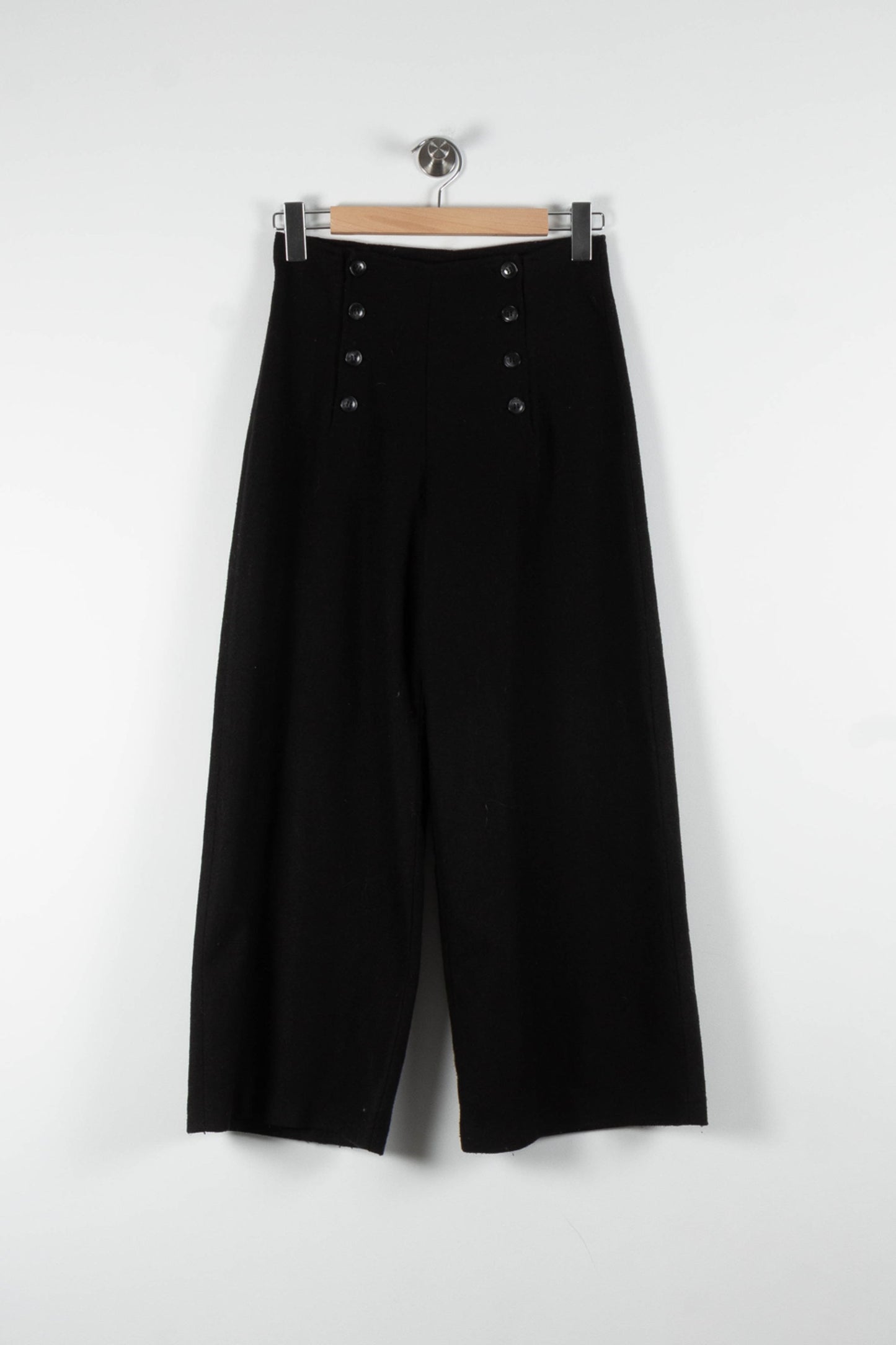 Pantalon Large Noir - Taille M/38