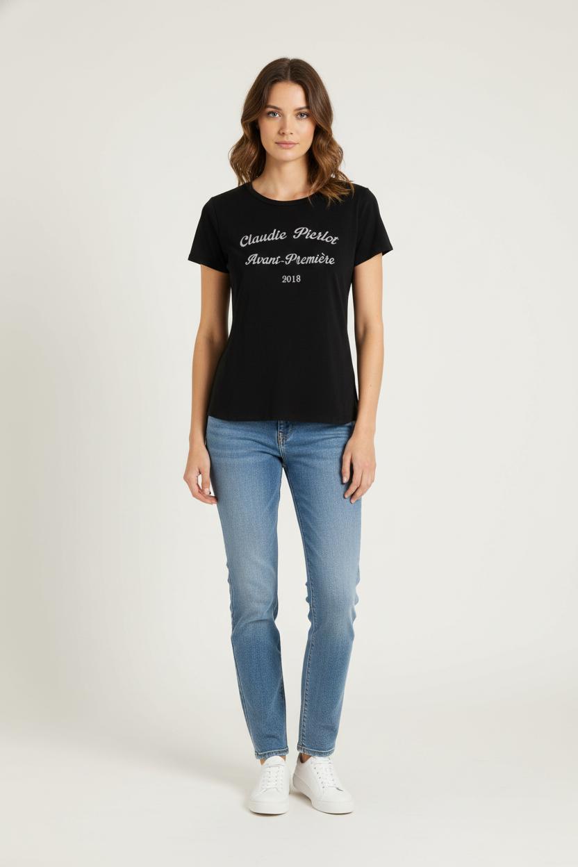 Tee-shirt Noir - Taille M/38