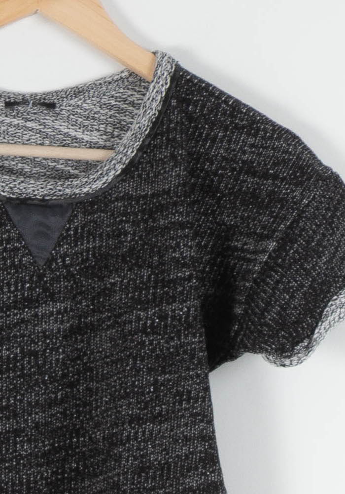 T-shirt Noir et Gris - Taille S/36