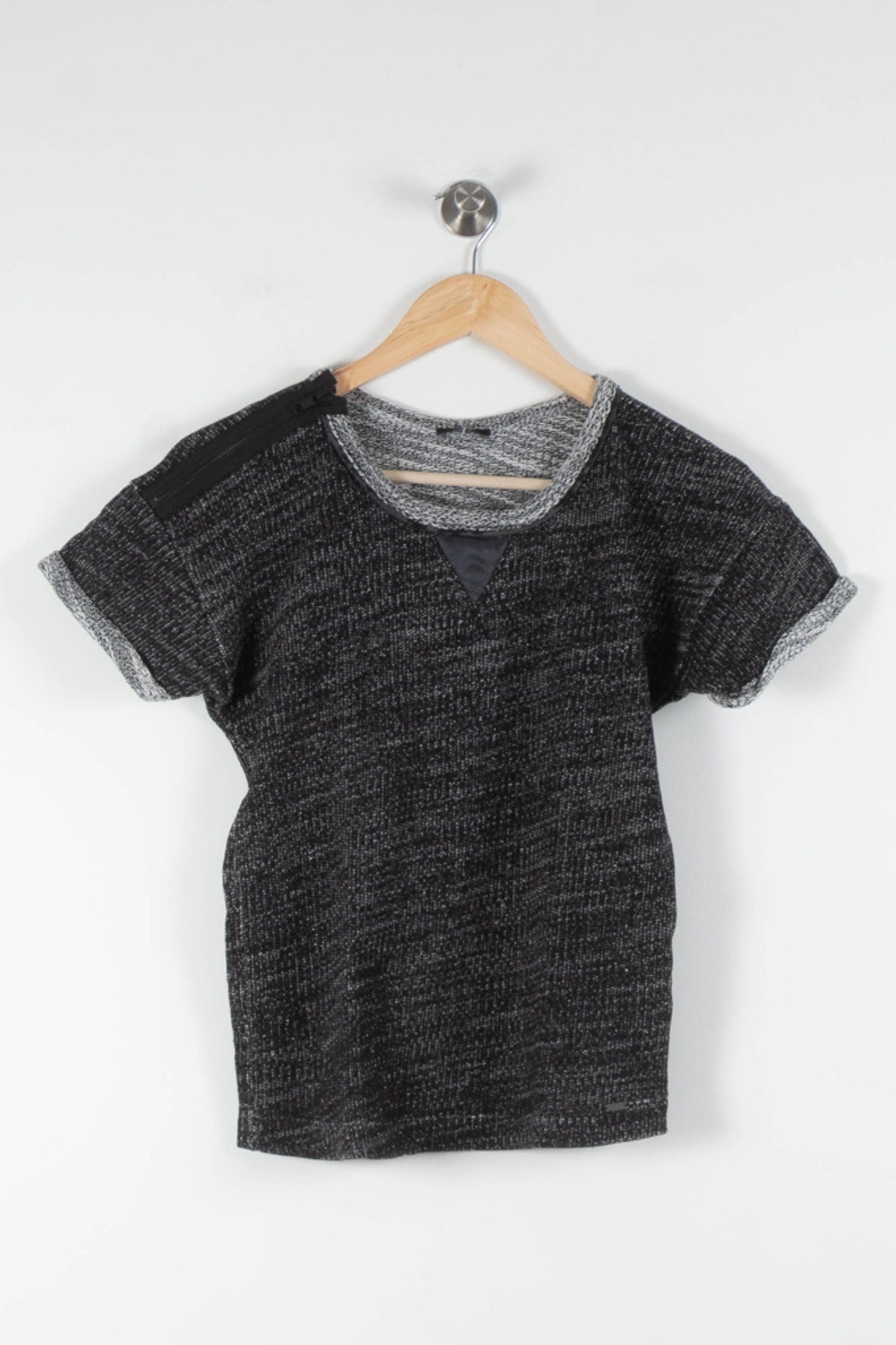 T-shirt Noir et Gris - Taille S/36