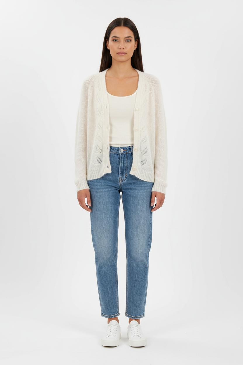 Cardigan Blanc - Taille S/36