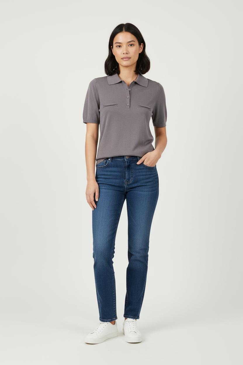 Polo Gris - Taille S/36