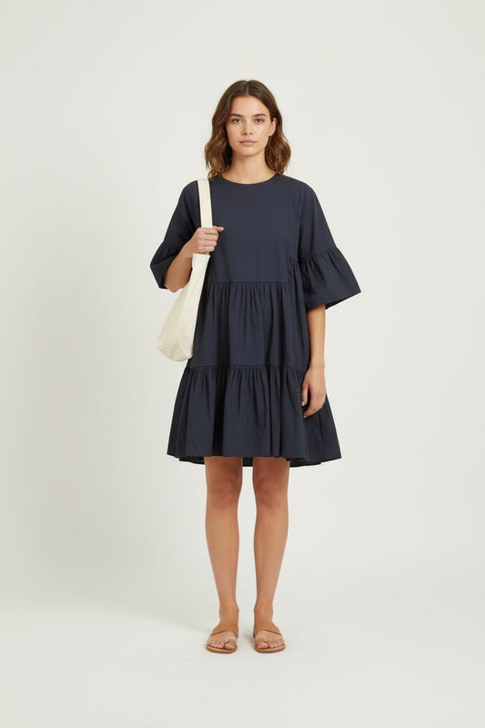Robe Volantée Bleue - Taille S/36