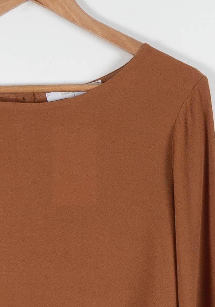 Blouse marron - Taille M/38
