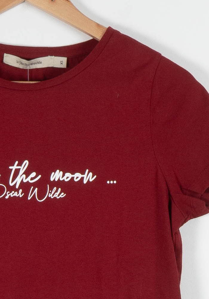 Tee-shirt Bordeaux - Taille XS/34