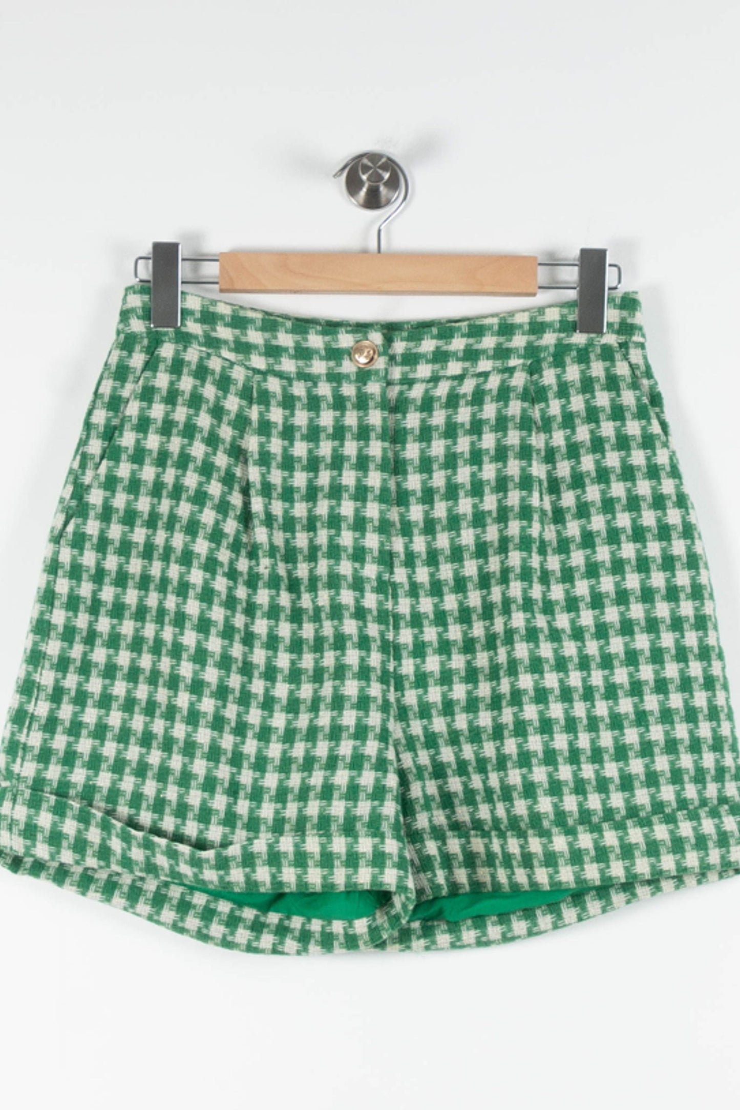 Short Vert et Blanc - Taille M/38