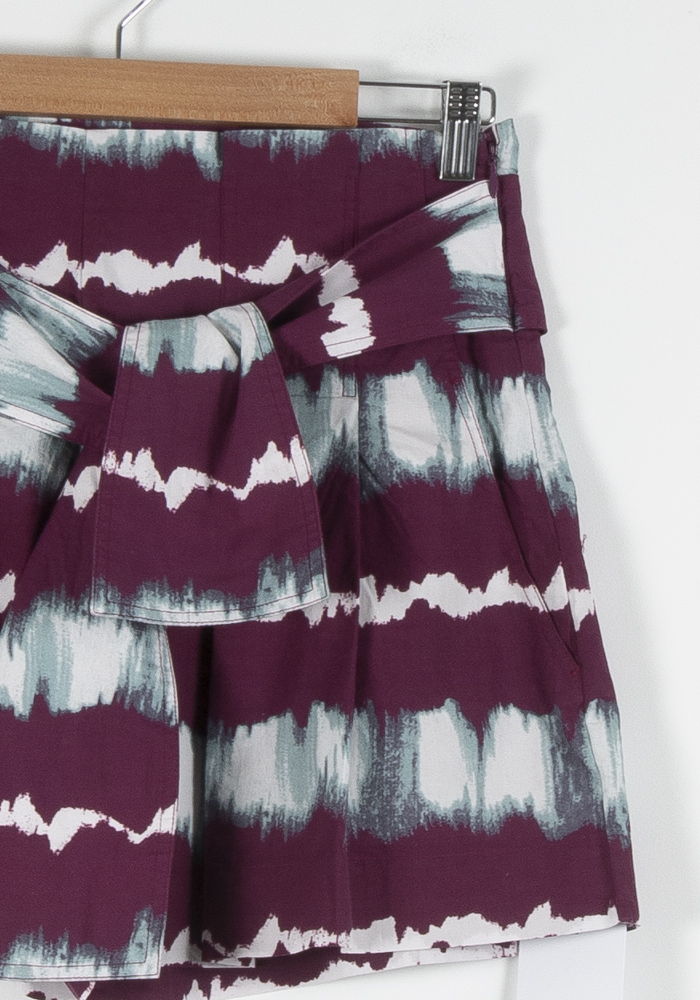 Short Bordeaux et Blanc - Taille M/38