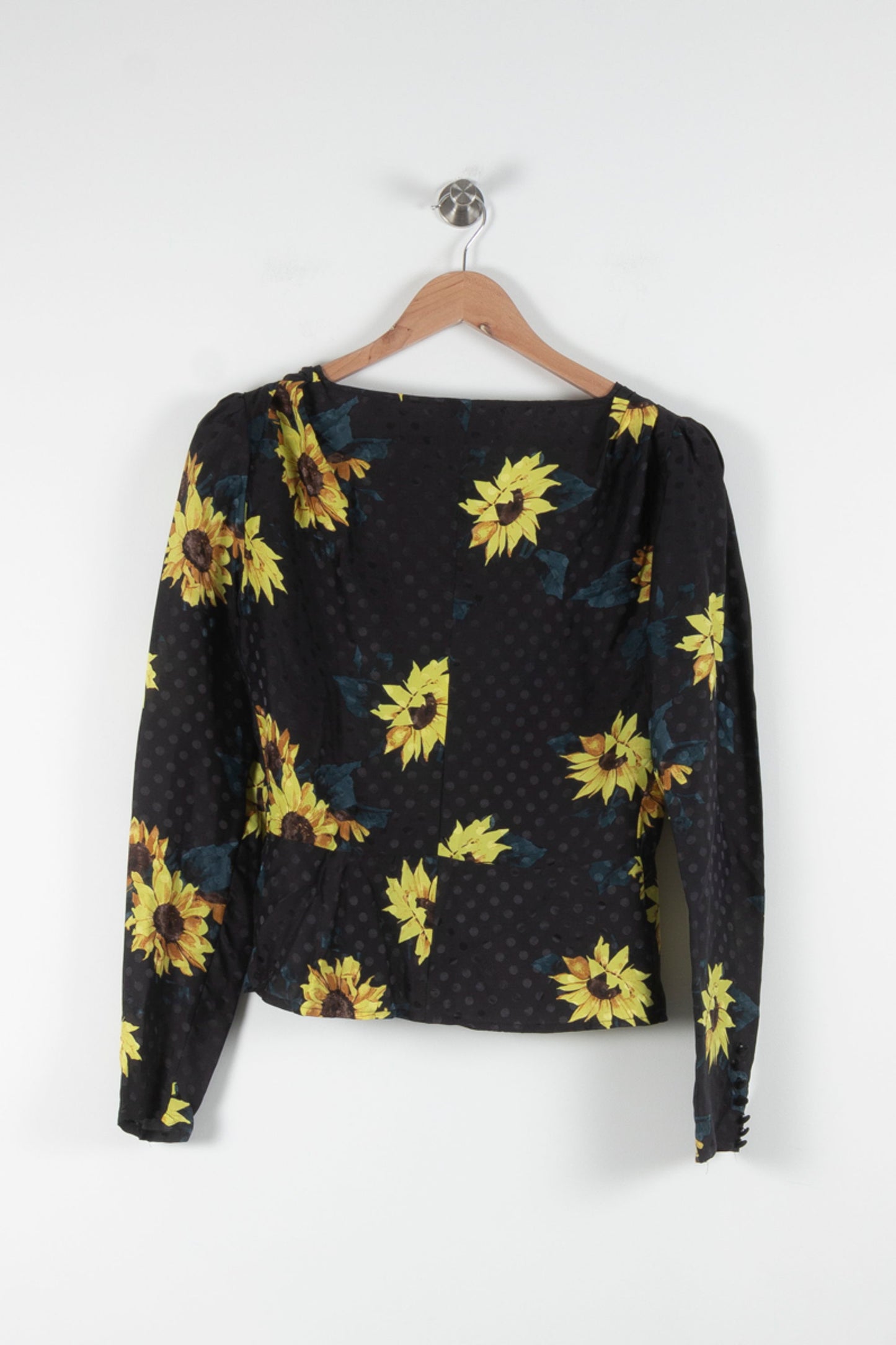 Blouse Noire et Jaune - Taille S/36